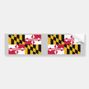 Maryland-Staats-Flagge Autoaufkleber