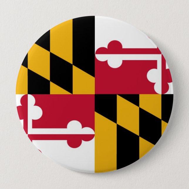 Maryland-Staats-Flagge Button (Vorderseite)