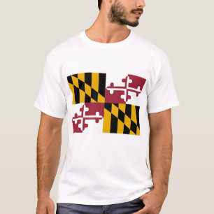 Maryland-Staats-Flagge T-Shirt