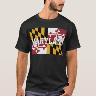Maryland-Staats-Flagge T-Shirt