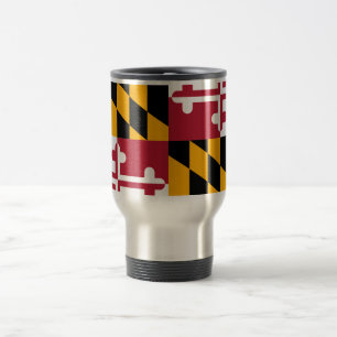 Maryland-Staats-Flaggen-Art-Dekor Reisebecher