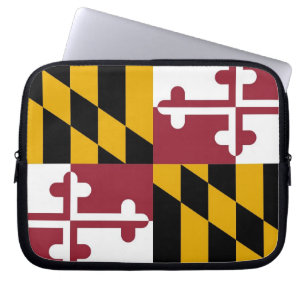 Maryland-Staats-Flaggen-Laptop-Hülse Laptopschutzhülle