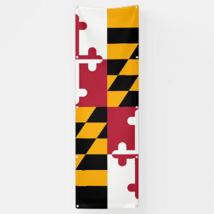 Maryland-Staats-Flaggen-stilvolle Dekor-Fahne Banner