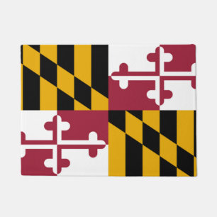 Maryland-Staats-Flaggen-Tür Matt Fußmatte