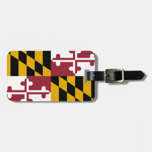 Maryland Staatsflagge Gepäckanhänger