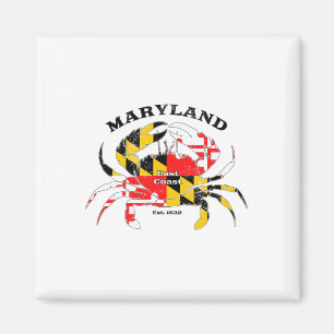 Maryland Staatsflagge Krabben Stolz Annapolis Ltim Magnet