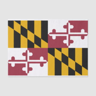 Maryland Staatsflagge Seidenpapier