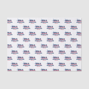 Maryland Staatsstolz Tissue Paper Seidenpapier