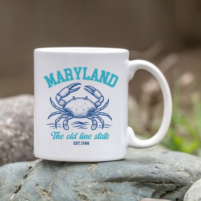Maryland State Crab – The Old Line State Kaffeetasse (Von Creator hochgeladen)