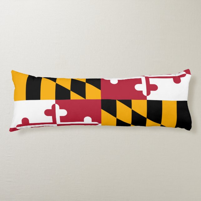 Maryland State Flag Colors Style Seitenschläferkissen (Vorderseite)