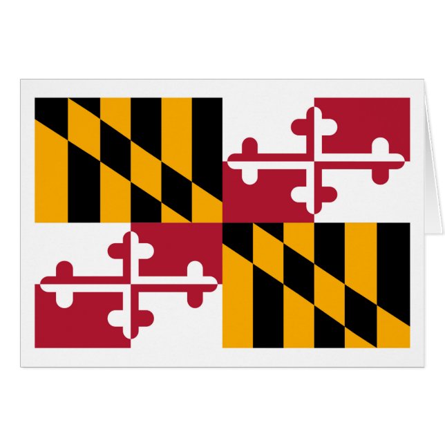 Maryland State Flag Design (Vorderseite (Horizontal))