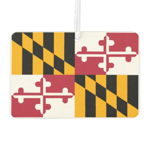 Maryland State Flag Design Autolufterfrischer