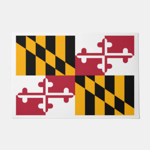 Maryland State Flag Design Fußmatte