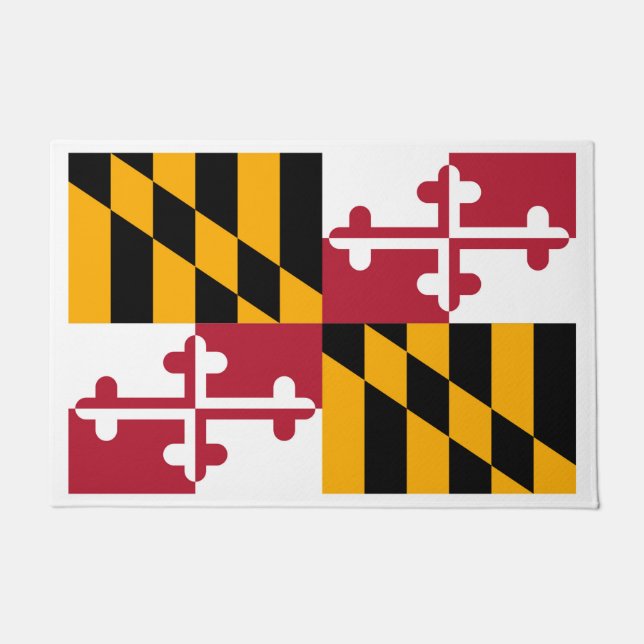 Maryland State Flag Design Fußmatte (Vorderseite)