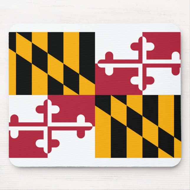 Maryland State Flag Design Mousepad (Vorne)