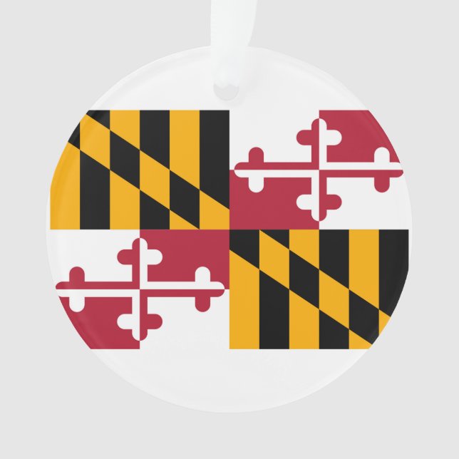Maryland State Flag Design Ornament (Vorderseite)