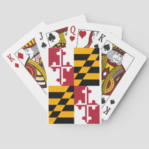 Maryland State Flag Design Spielkarten