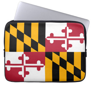Maryland State Flag Design Style Laptopschutzhülle