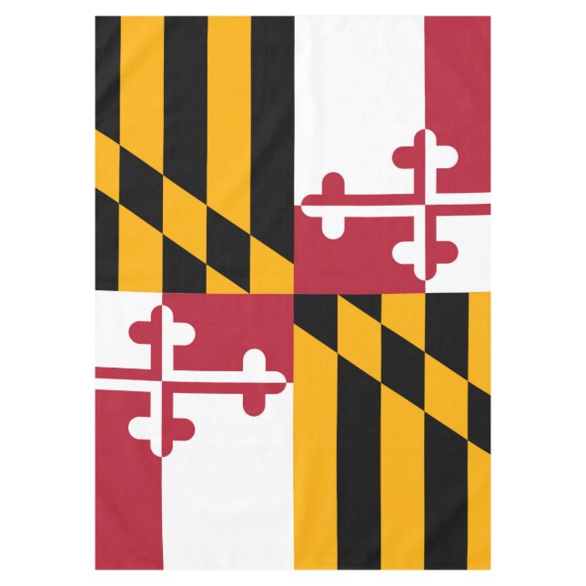 Maryland State Flag Festivals Design Tischdecke (Vorderseite)