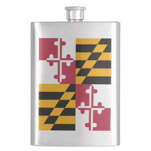 Maryland State Flag Graphic Flachmann