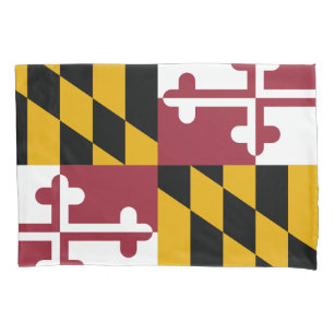 Maryland State Flag Print Patriotc Kissenbezug