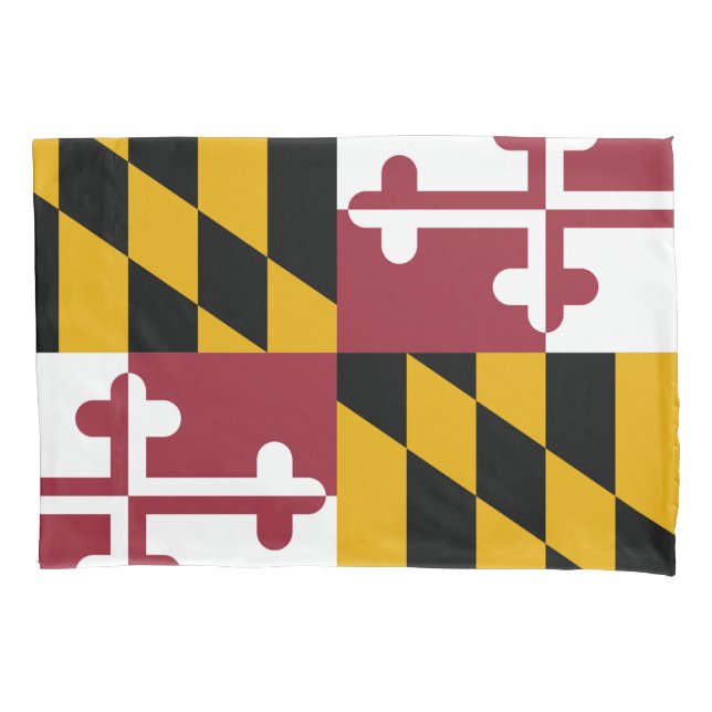 Maryland State Flag Print Patriotc Kissenbezug (Vorderseite)