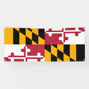 Maryland State Flag Stilvolles Dekorbanner Banner