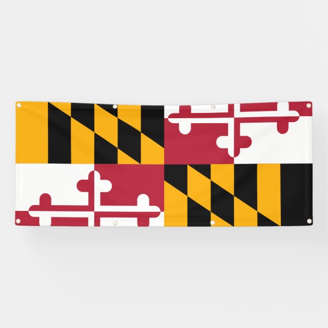 Maryland State Flag Stilvolles Dekorbanner Banner (Horizontal)