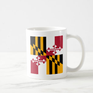 Maryland State Flag Stilvolles Display Tasse