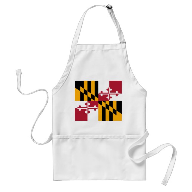 Maryland State Flag Stylish Schürze (Vorne)