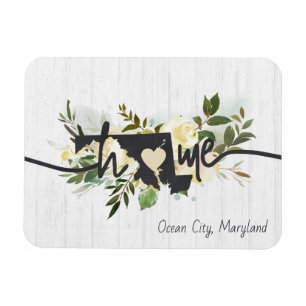 Maryland State Personalisiert Ihre Heimatstadt Rus Magnet