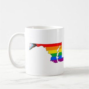 Maryland State Pride LGBTQ Progress Pride Kaffeetasse