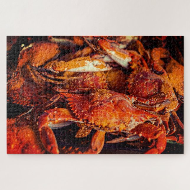 Maryland Steamed Crabs Puzzle (Horizontal)