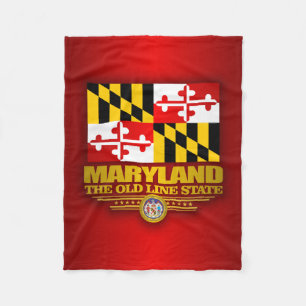 Maryland-Stolz Fleecedecke