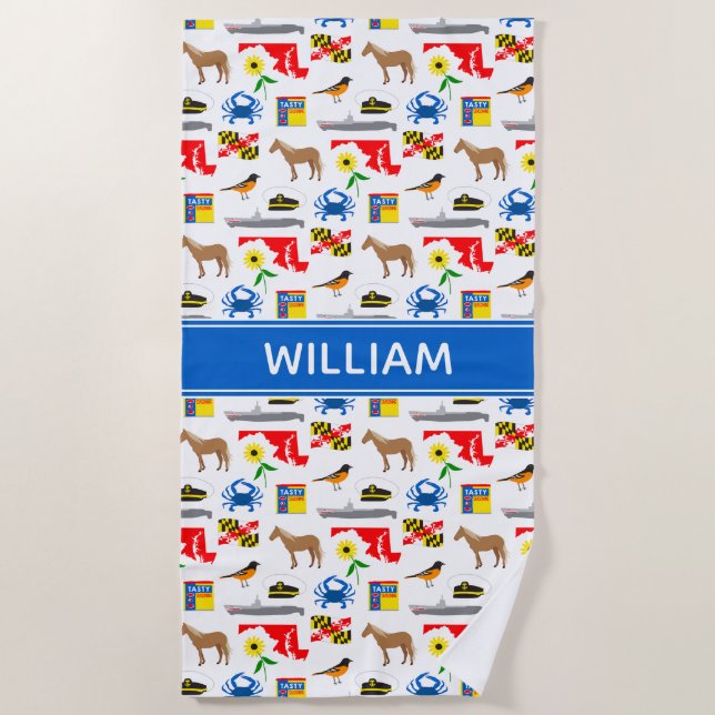 Maryland Strandtuch (Vorderseite)