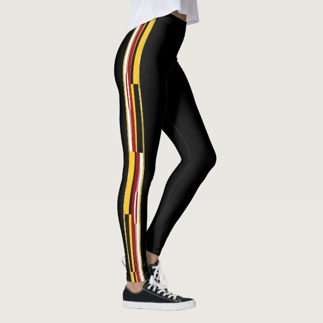 Maryland-Stripe-Flagge Leggings (Rechts)
