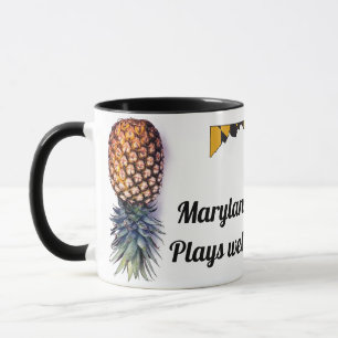 Maryland Swingers Tasse - Karte & Ananas