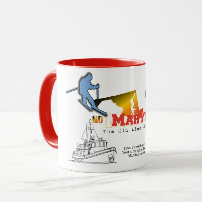 Maryland Tasse (Vorderseite Links)