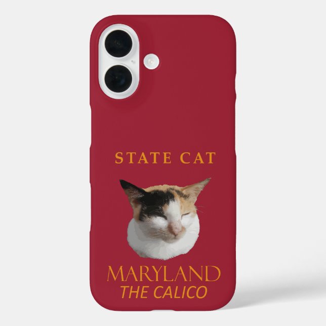 Maryland-Territorium Katze Die Dreifarbige Case-Mate iPhone Hülle (Rückseite)