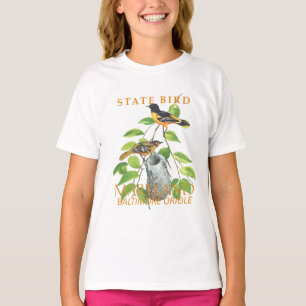 Maryland-Territoriumvogel Der Icterus galbula T-Shirt