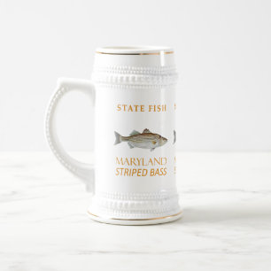 Maryland Territory Fish the Striped Bass Bierglas