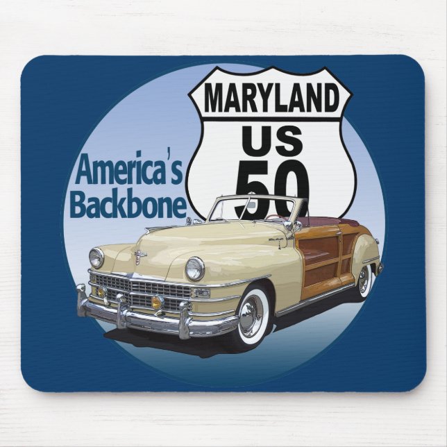 Maryland US Route 50 Mousepad (Vorne)