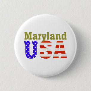 Maryland USA! Button