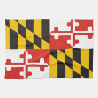 Maryland usa Flaggenhandtuch