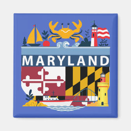Maryland, USA Magnet