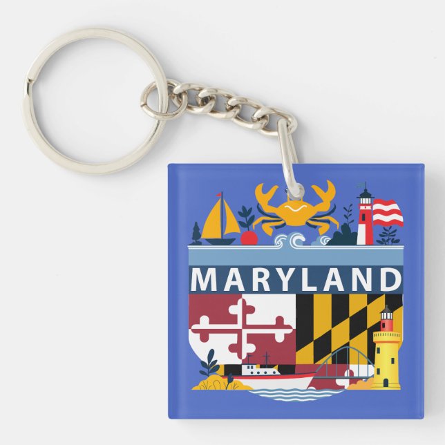 Maryland, USA Schlüsselanhänger (Vorderseite)