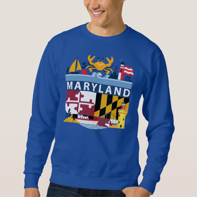 Maryland, USA Sweatshirt (Vorderseite)
