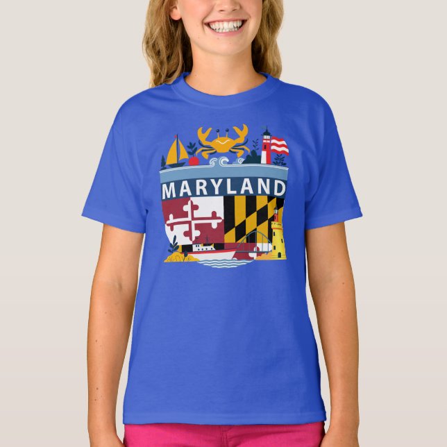 Maryland, USA T-Shirt (Vorderseite)