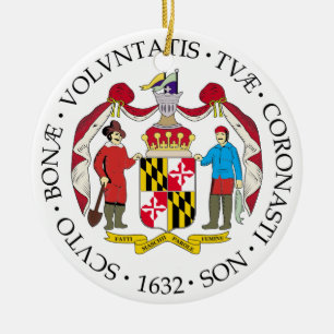 Maryland-Zeichen Keramik Ornament