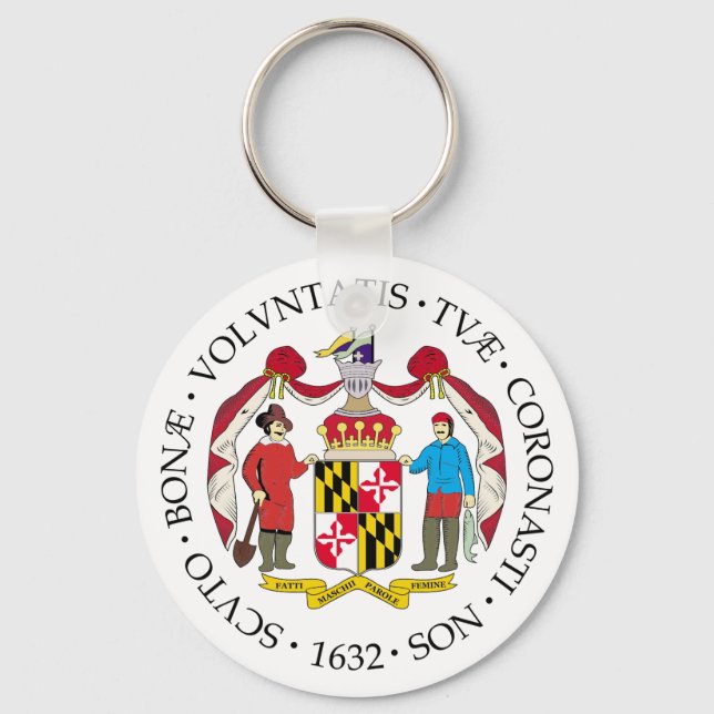 Maryland-Zeichen Schlüsselanhänger (Vorderseite)